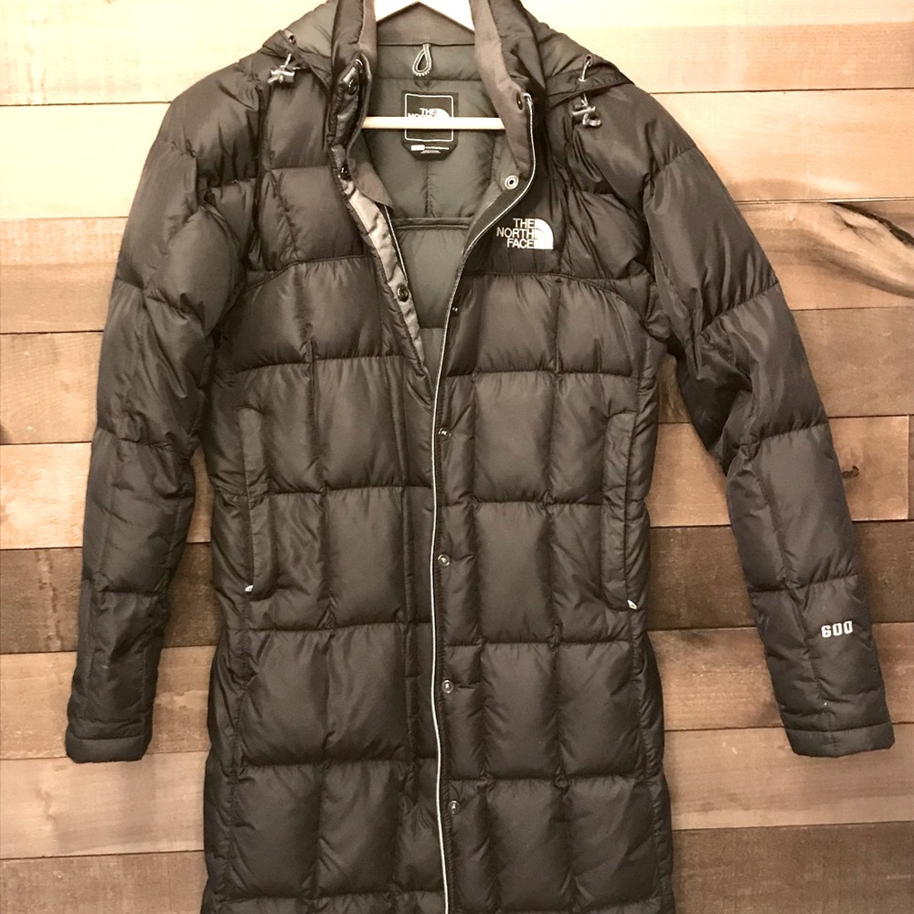 The North Face Metropolis Parka Down long coat, black